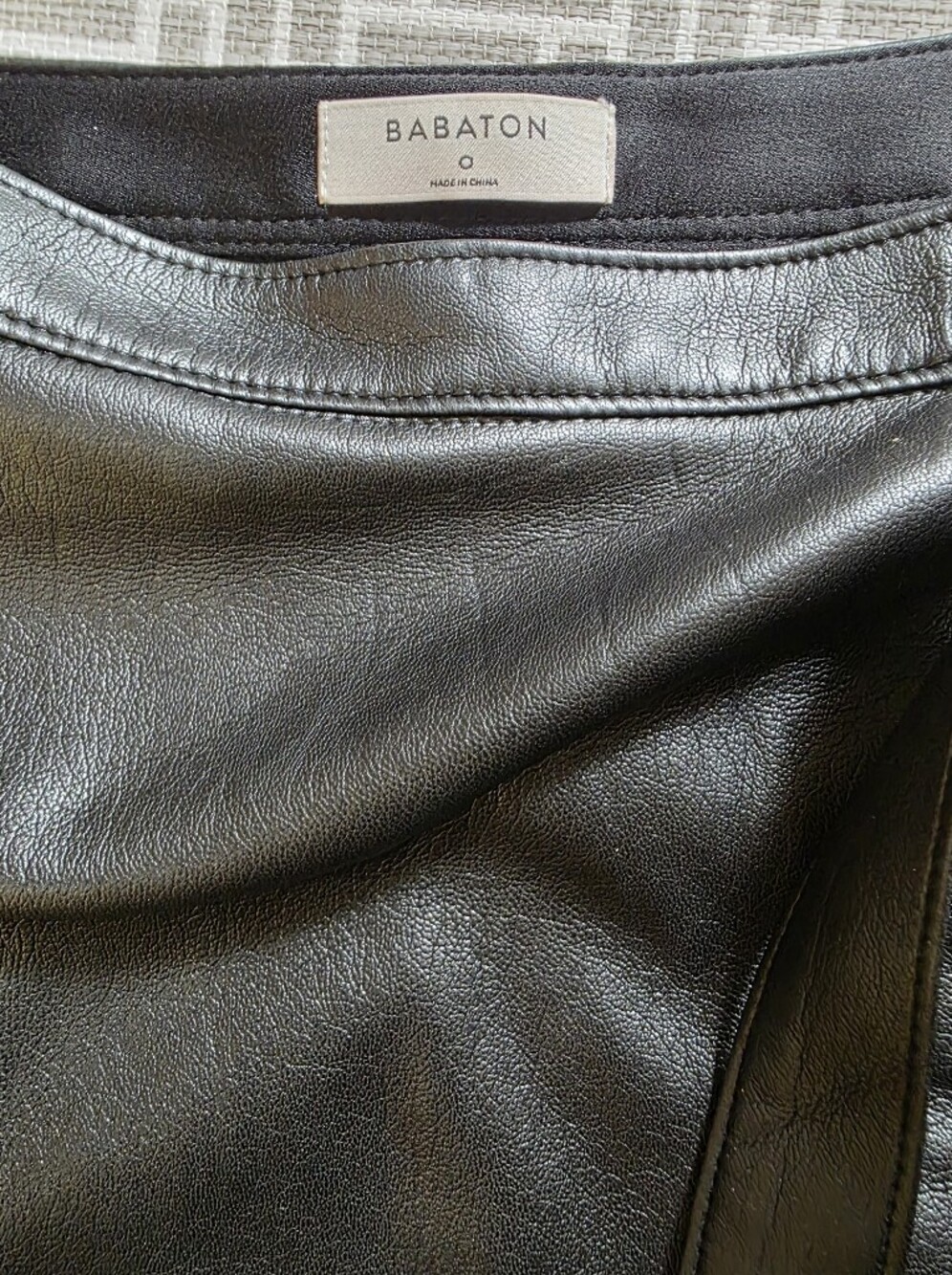 Babaton Black Pelli Skirt - Picture 5 of 8